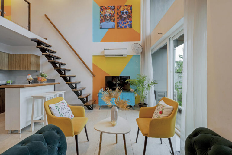 Bling, a one-bedroom duplex with shared pool in Vagator