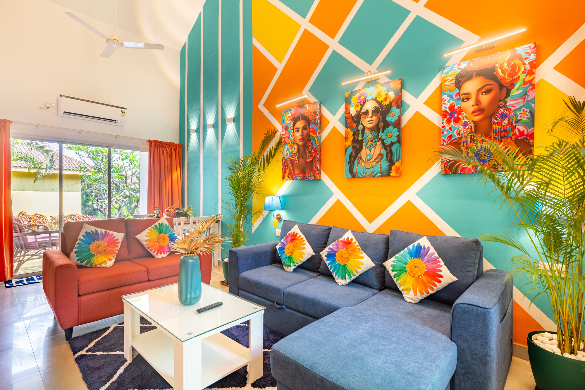 Espresso living room