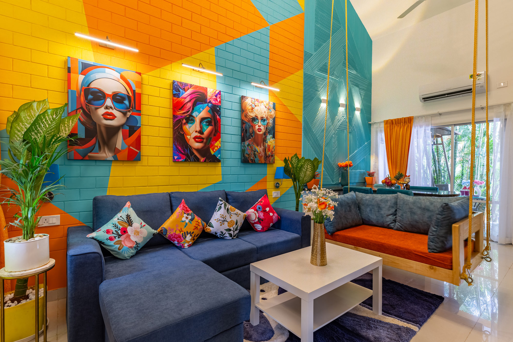 Tipsy living room
